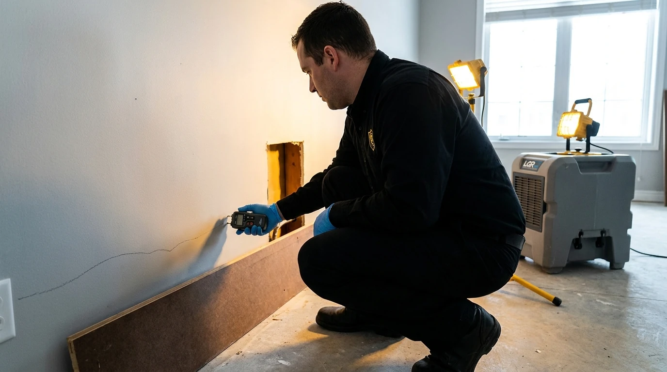 Water Damage Baseboard: What the Trim Is Telling You About the Wall Behind It