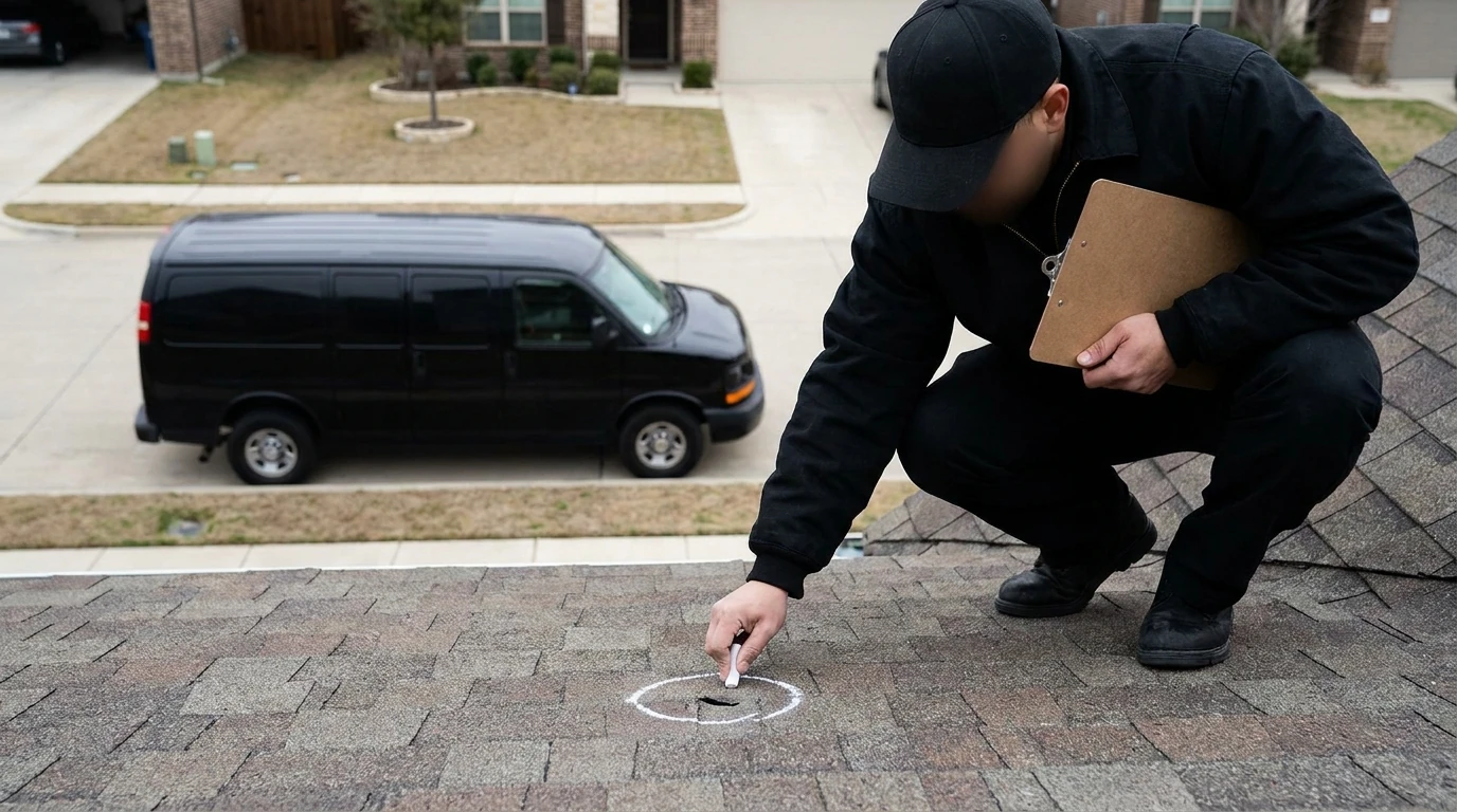 Hail Damage Roof Inspection in Royse City, TX: What Inspectors Check and When to Call